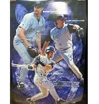 Signed Diamondbacks, Arizona (Randy Johnson / Curt Schilling / Juan Gonzalez) 34 1/2x22x 1/2Poster by Randy Johnson, Curt Schilling and Juan Gonzalez autographed