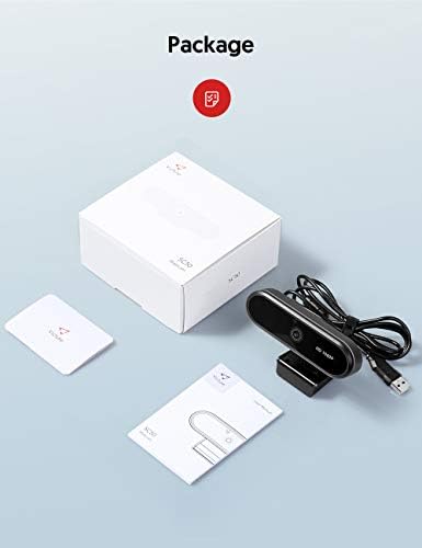 Victure Webcam Autofocus 1080P, PC Camera with Microphone for Desktop