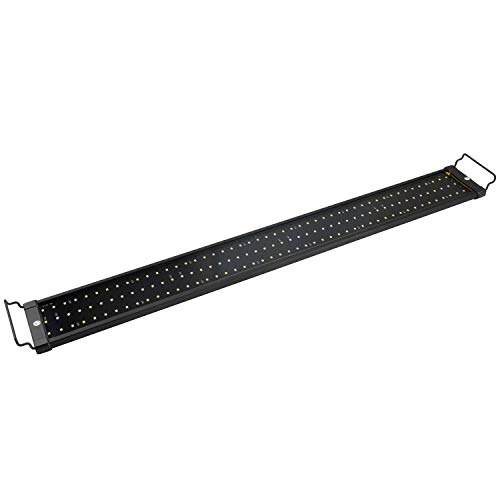 NICREW ClassicLED Aquarium Light, Fish Tank Light with Extendable Brackets, White and Blue LEDs, Size 36 to 48 Inches, 25 Watts