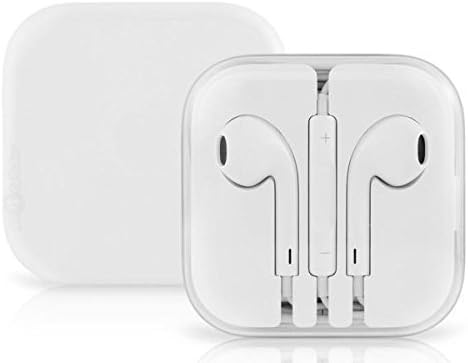 Earphones Earbuds 3.5MM Wired Headset With Microphone And Remote For Apple And Android Smartphone Devices -White 2 Pack