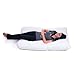 Bluestone Pregnancy, Full Body Maternity Pillow with Contoured U-Shape, Back Support, White