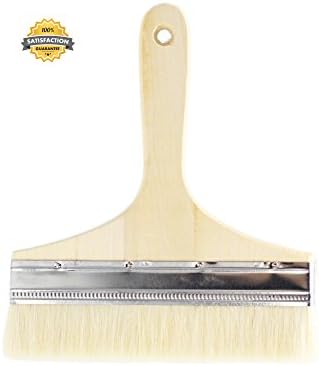 Fiomia Wool 8 inch Paint Brushes for Painting Cleaning Gluing Pasting Mixing