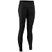 NOOYME Women's Cycling Tights Unpadded Workout Legging Pants Running Pants (Black, US Medium)