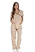 11131W Just Love Women's Scrub Sets / Medical Scrubs / Nursing Scrubs - Large,Khaki With Black Trim,Khaki With Black Trim,Large