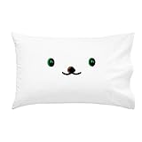 Oh, Susannah Teddy Bear Pillowcase for Youth or Toddler Bedding As Fun Cute Kids Room Decor (20x30 Standard Size Pillowcase)