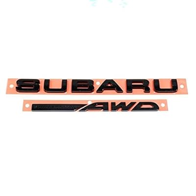 16 Subaru WRX STi Black Rear Liftgate Trunk Emblem Nameplate OEM NEW 93079VA180