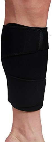 Hansuo Calf Compression Sleeve Calf Support Shin Splint Universal Size Adjustable Calf Brace Shin Splint Compression Wrap Increases Circulation Reduces Swelling
