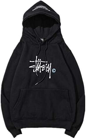 Yoluck Stussy Fashion Cotton Printed Hoodie Pullover for Men/Women