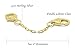 FRONAY 14k Gold Plated Pendant Necklace Bracelet Anklet Chain Extender 2