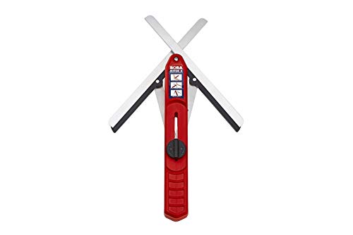 BORA 530401 MiteriX Angle Duplicating Tool. Miter Duplicator / Angle Measuring Tool That Splits In Half So You Can Transfer the Exact Miter Angle to Your Miter Saw