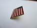 The BEST AMERICAN Flag Lapel Pin - GREAT Detail - Square US Flag Lapel Pin- Made in USA (1 Square Flag Pin)