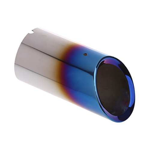 Itlovely 2xStainless Steel Exhaust Muffler Pipe for VW Volkswagen Jetta MK6 Golf 6 Golf 7