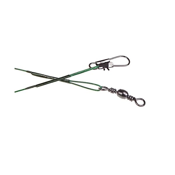 Docooler-60Pcs-152025cm-Fishing-Lure-Trace-Wire-Leader-Swivel-Tackle-Steel-Spinner