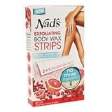 Nad's Exfoliating Body Wax Strips, 20 ea