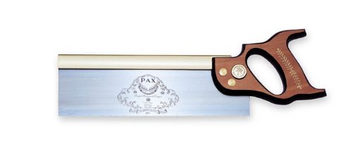 Pax 410003 12-Inch Brass Backed Tenon Saw with Two Tone Beech Handle
