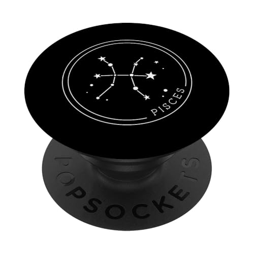 Pisces Zodiac Star Sign Constellation Horoscope Symbol PopSockets Adhesive PopG…