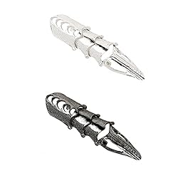 4Pcs Punk Full Armor Knuckle Joint Claw Finger Ring
