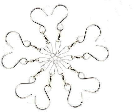 Set of 10 Swivel Hooks, Bird Feeder Hanger, Wind Chimes Hanger, Plant Hanger Extensions, Garden Decor Spring Garden Gift