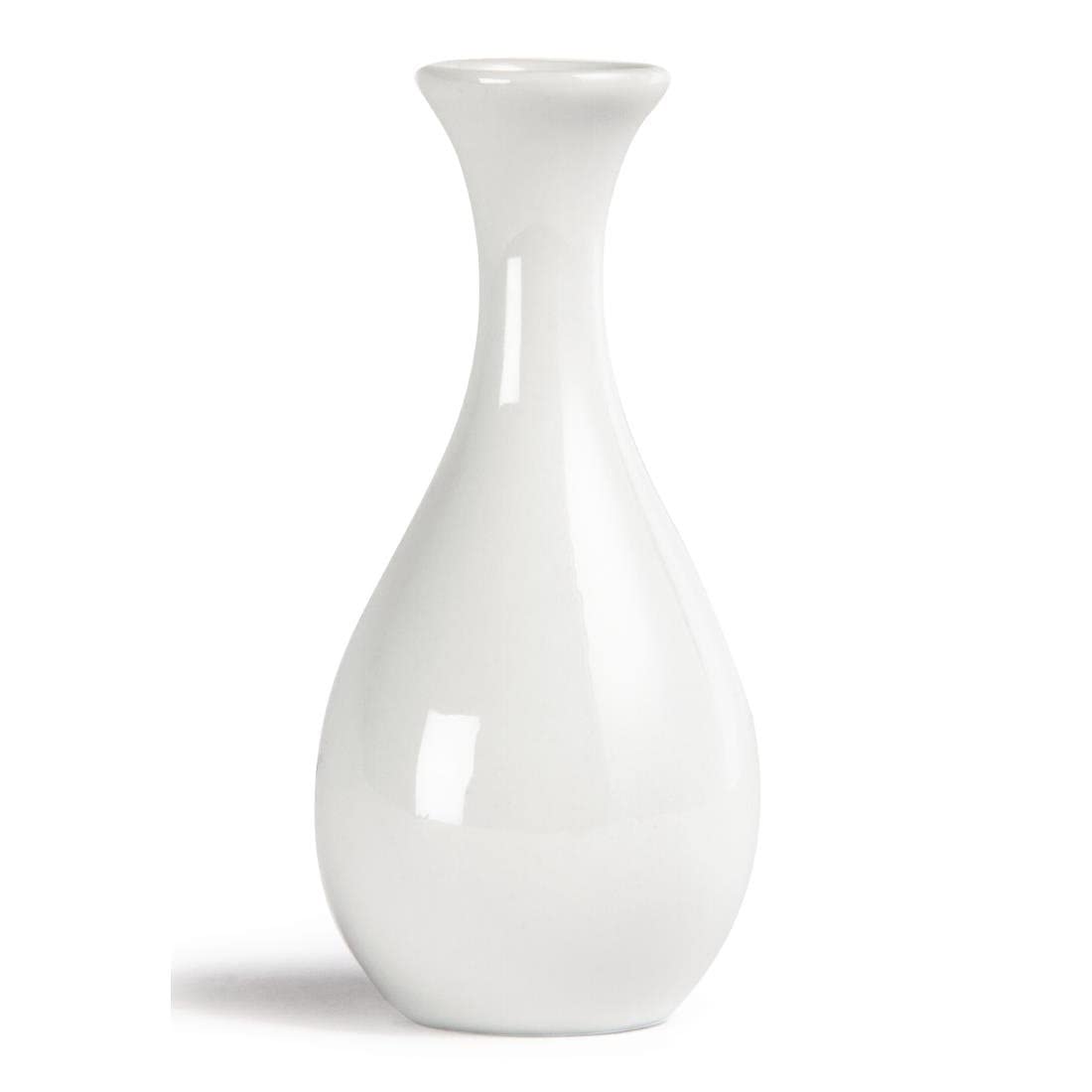 Olympia Whiteware Bud Vases 125mm Porcelain Flower Container Pot 12pc