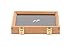 Two Timbers Small Display Case with Oak Finish Handmade Wood Box with Glass Top, Arrowheads, Knives, Rocks, Pins, Collectibles, Collections, Medals, Military Coins 4h, Memory Box Keepsakes