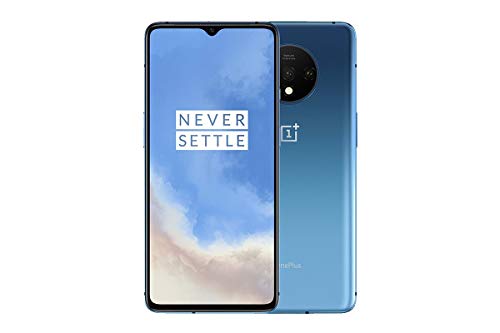 Oneplus 7T - Smartphone Débloqué 4G (Ecran 6,55 Pouces - 8Go Ram - 128Go Stockage - Ecran Amoled 90 Hz) Glacier Bleu [Version Française]