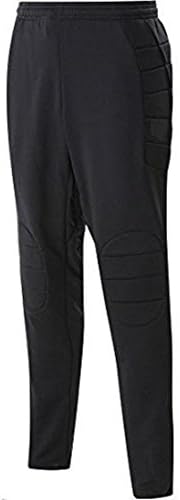 Youth Soccer Goalkeeper Pants Padded Black Goalie Black / YL 28