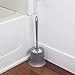 Home Basics Toilet Brush Holder, Grey