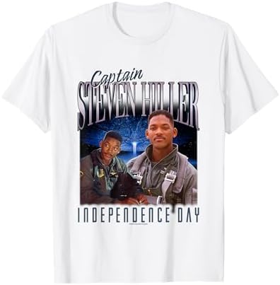 Independence Day Popular 90s Movie Fan T Shirt S Black | Amazon.com
