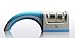 JL Future Knife Sharpener for Steel Ceramic Knives 3 Stage Stainless Steel Knife Sharpening System(Blue)
