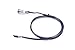 KNACRO 16mm Chassis Switch Metal Button Switch with 100CM 3.3FT Extension Cable Green Switch Symbol Suitable for DIY Computer Switch and Restart Button
