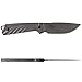 Hoffman Richter Wolf Fixed Blade Survival Knife with Unbreakable Full Tang Steel Tactical Blade for Hunting/Camping/Daily Use - Includes Bonus Sheath