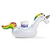 Unicorn Drink Pool Floats,Inflatable Unicorn Pool Floating Drink Holder,6 Pack By Pfloat