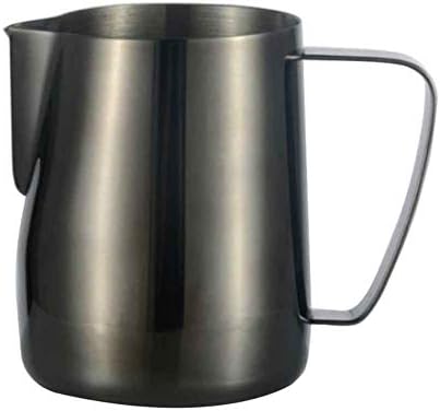 LBgrandspec LBgrandspec Kitchen Tools 600ml Stainless Steel Coffee Cup Cappuccino Latte Art Milk Frothing Pitcher Black