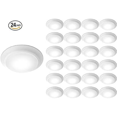 Quorum 24 Pack 9005-7-8 Studio White LED Ceiling Mount Disc