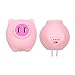MOMAX LED Night Light for Kids,Cute Pig Kids Baby Night Light Nursery Bedside Lamp for Breastfeeding,Timer Setting,Dual USB Port,Soft Eye Caring,Automatic Bright Color Adjust for Bedroom Hallway(Pink)