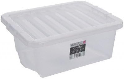 Wham 16 litros caja de cristal con tapa (3 UNIDADES) - clara ...