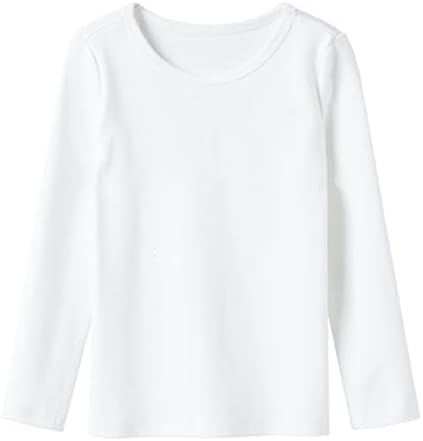 Amazon.com: Lilax Girls' Basic Long Sleeve Round Neck Cotton T
