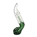 MYB 6 Inch Portable and Durable Art Glass with Small Water Tank（Moss Green)