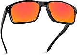 WearMe Pro - Premium Polarized Mirror Lens Classic Wayfarer Style Sunglasses