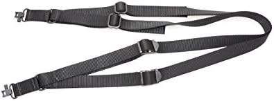 GrovTec GTSL25 Nylon Web 72-Inch x 1.25-Inch Backpack Sling with Swivels (Black)
