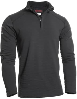 Amazon.com: FR Flame Resistant 1/4 Zip Pullover, Black, X-Large