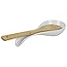 Home Basics (White) Ceramic Spoon Rest, 10.50