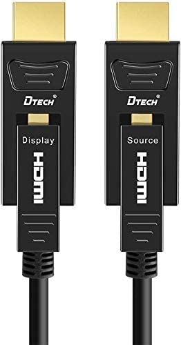 DTech 15m 4K HDMI Cable 60Hz 4:4:4 18Gbps Fiber Optic HDMI Cable for HD TV LCD Laptop PS3 Projector Compute