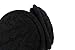 Surblue Unisex Warm Knit Cashmere Winter Pure Color Earmuffs with Fur Earwarmer, Adjustable Wrap,Black,Large
