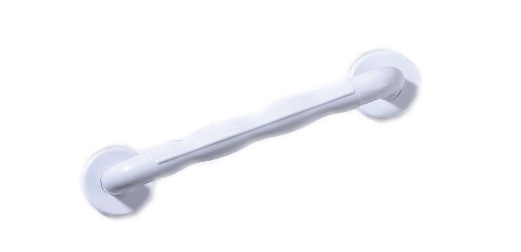 NRS Healthcare Natural Grip Grab Rail - 30 cm (12 inch) Length - White
