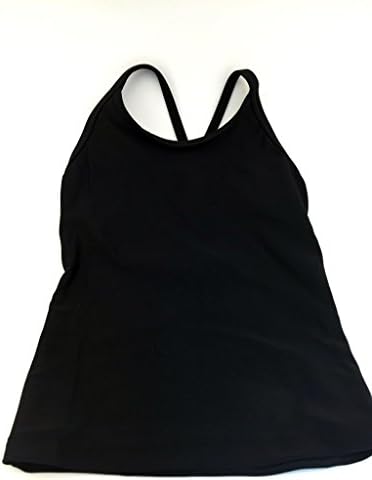 Katrina Ktrna Kids Girls size 6X Black Criss-Cross Be Me Cami Activewear Dancewear, Made in the USA