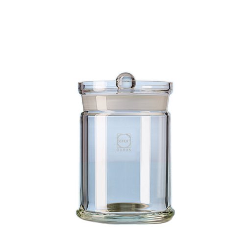 DURAN 24 209 39 Specimen Jar with Ground, Knobbed Lid