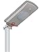 6 Watt -LED Solar Wall Light - Solar Street Light - up to 800 Lumen - All in One Solar with Motion Series - Professional Grade Street Solar Light - Solar Powered with Lithium Ion Battery Included