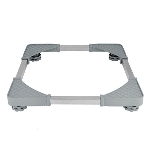 Click Here to See More Images TH Multi-function Washing Machine Base Adjustable Stainless Steel Refrigerator Bracket