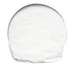 Astro 9004 White Heavy Canvas 13-Inch-15-Inch Wheel Covers, Set of 4